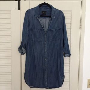 Rails super soft denim shirt dress
